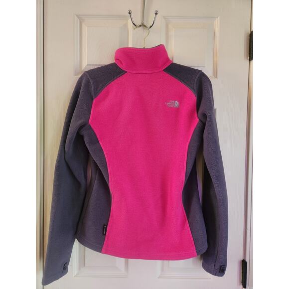 The North Face Women's Full Zip Jacket Flash Dry Pink Gray Size Small - Picture 3 of 13